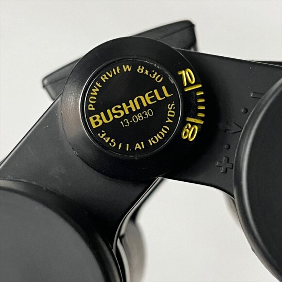 Bushnell Binoculars PowerView 8x30 345 ft at 1000 yds Black 13-0830 - Picture 4 of 6